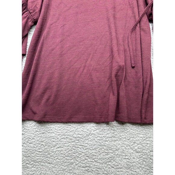 Loft Flutter Split tie sleeve tunic sz small - Picture 4 of 7